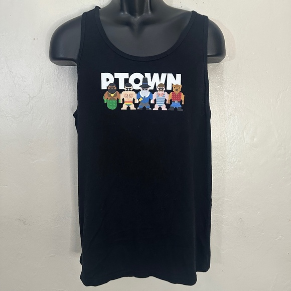 Provincetown Tank Top Large Gently worn 100% cotton 21" armpit to armpit - Picture 1 of 4